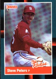 1988 Donruss Rookies Baseball Cards    022      Steve Peters